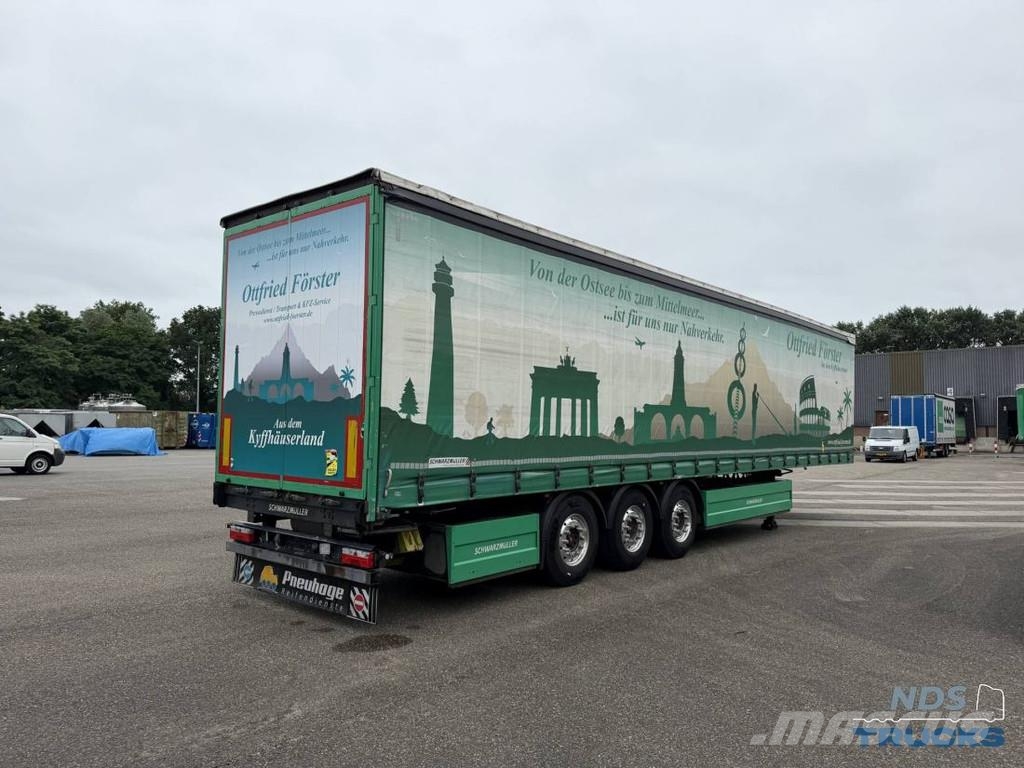 Schwarzmüller S1 - SAF Disc, Liftachse, Sliding roof نصف مقطورات بباب جانبي