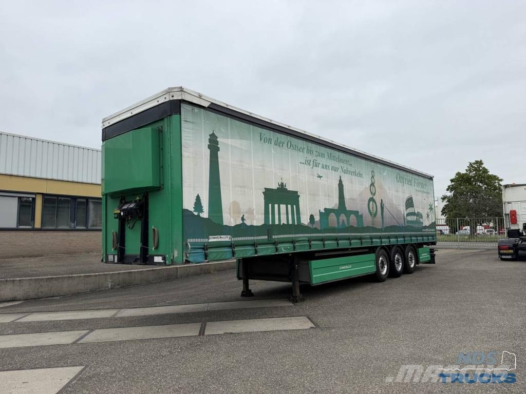 Schwarzmüller S1 - SAF Disc, Liftachse, Sliding roof نصف مقطورات بباب جانبي
