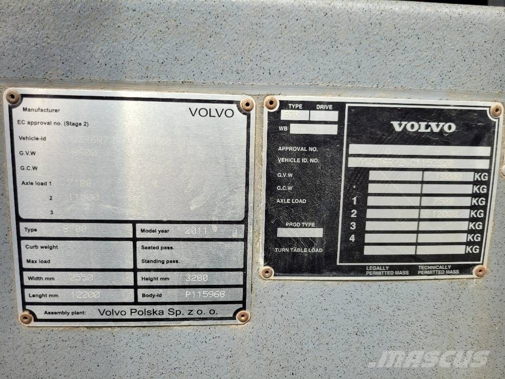 Volvo B7R 8700 EURO5 KLIIMA Αστικά λεωφορεία