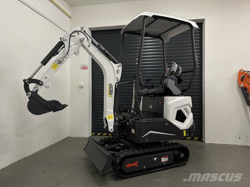  Saurus 1,3t Mini ekskavatoriai < 7 t