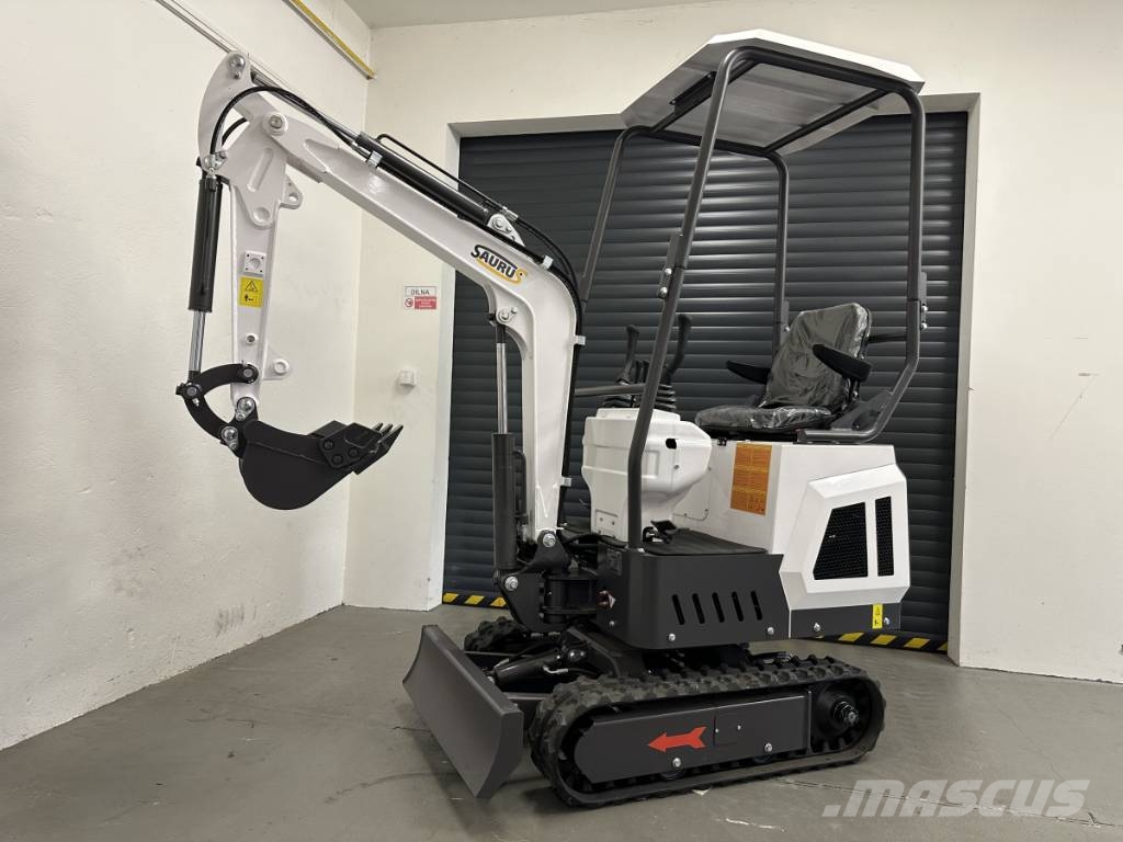  Saurus 1,3t Mini ekskavatoriai < 7 t