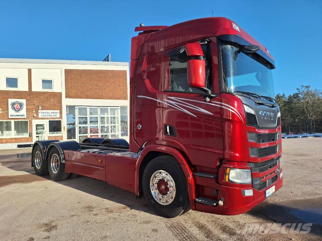 Scania R650 LB6x4 Chassi Scania Chassi Шасі з кабіною