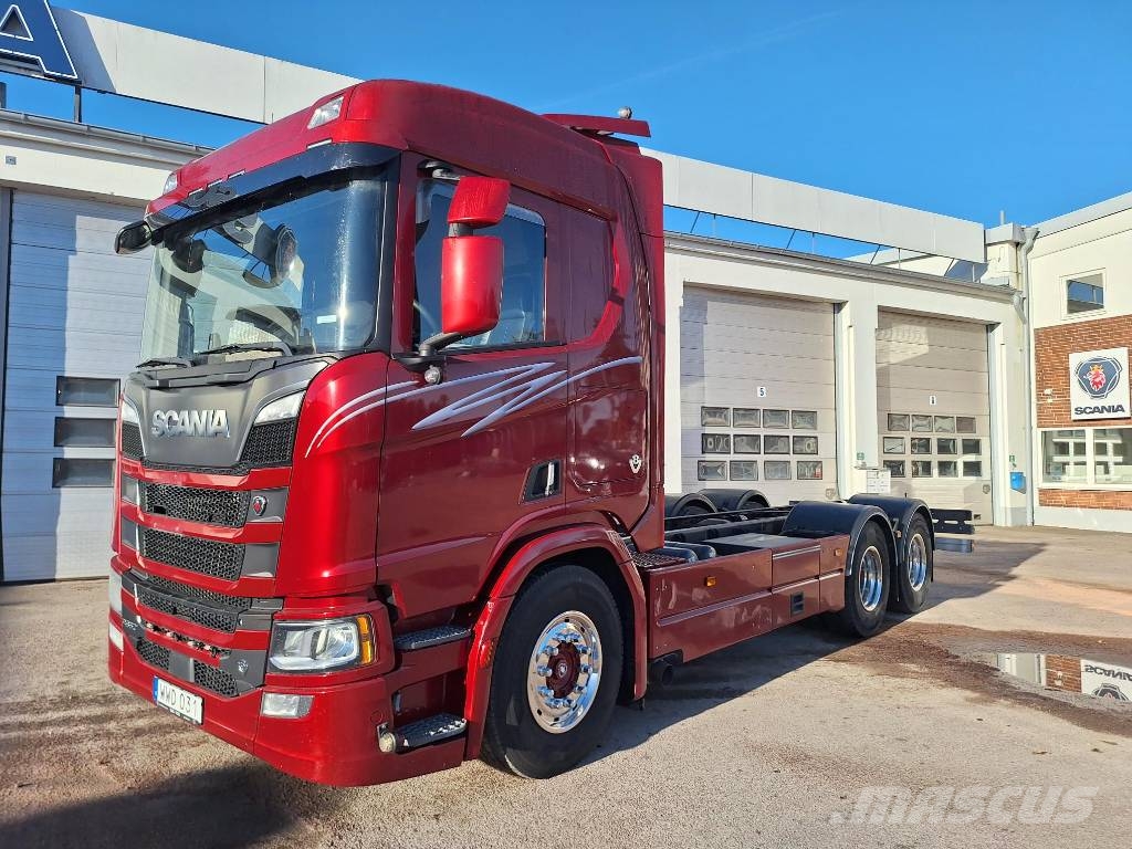 Scania R650 LB6x4 Chassi Scania Chassi Шасі з кабіною