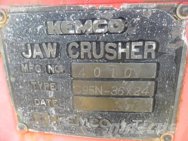 Kemco Jaw Crusher C95N 90x60 Mobile knusere