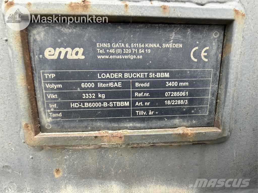 Ema Loader Bucket st-BBM Skovle