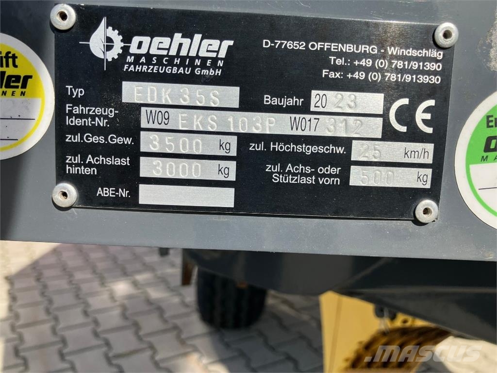 Oehler Typ OL EDK 35 S Paalivaunut