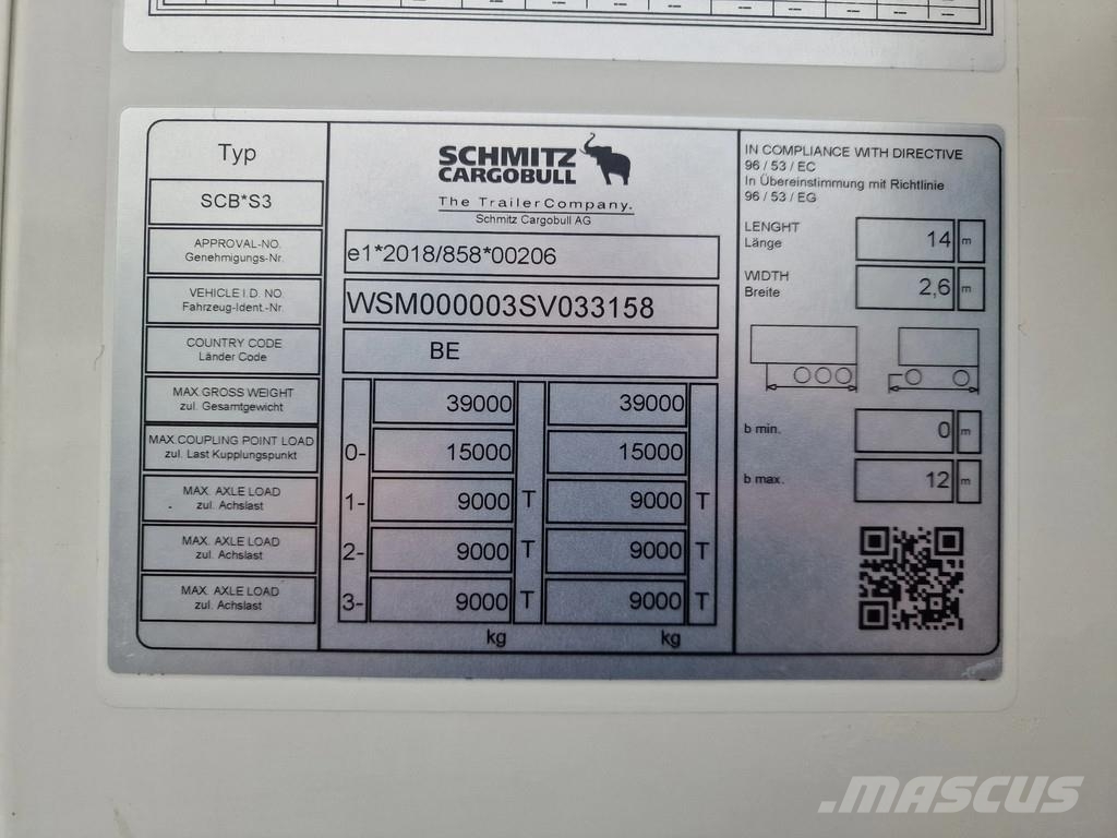 Schmitz Cargobull SCB*S3 Carrier Vector 1550 - ATP/FRC - Like new! - Semirremolques isotermos/frigoríficos