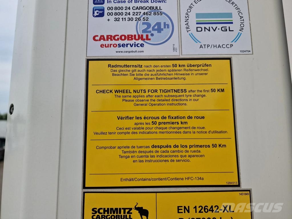 Schmitz Cargobull SCB*S3 Carrier Vector 1550 - ATP/FRC - Like new! - Semirremolques isotermos/frigoríficos