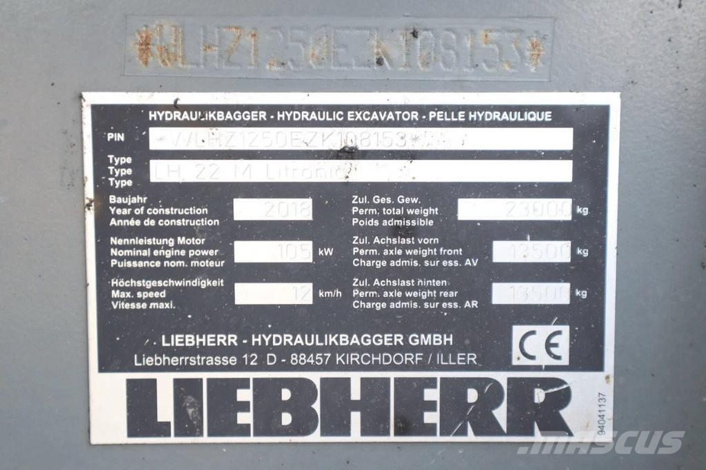 Liebherr LH22 LH 22 M | SORTING GRAB | BLADE Materialehåndteringsmaskiner