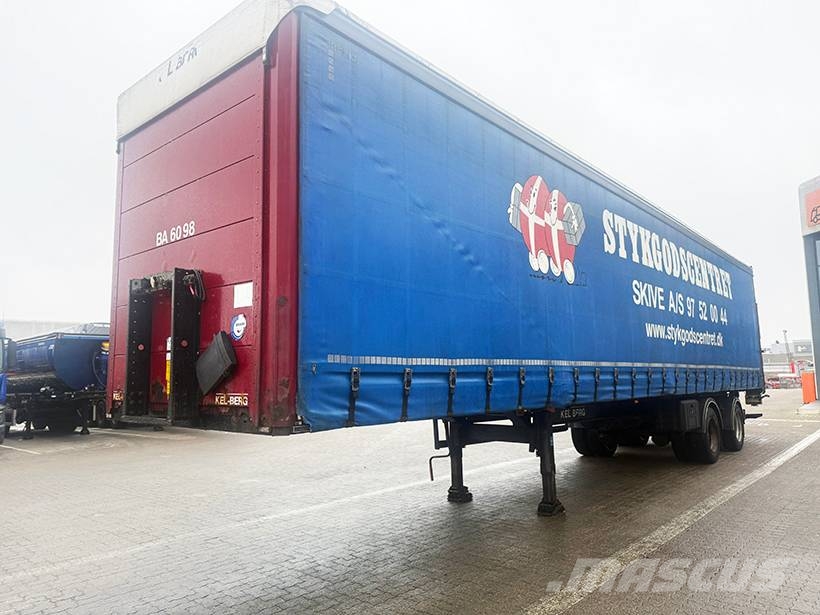 Kel-Berg 2 axle Curtainsider / Planenauflieger Poluprikolice sa ciradom