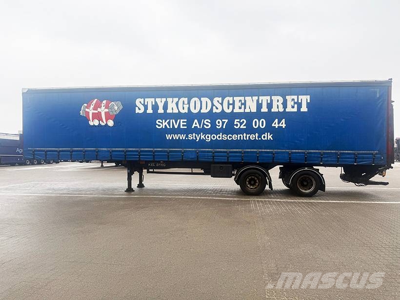 Kel-Berg 2 axle Curtainsider / Planenauflieger Poluprikolice sa ciradom
