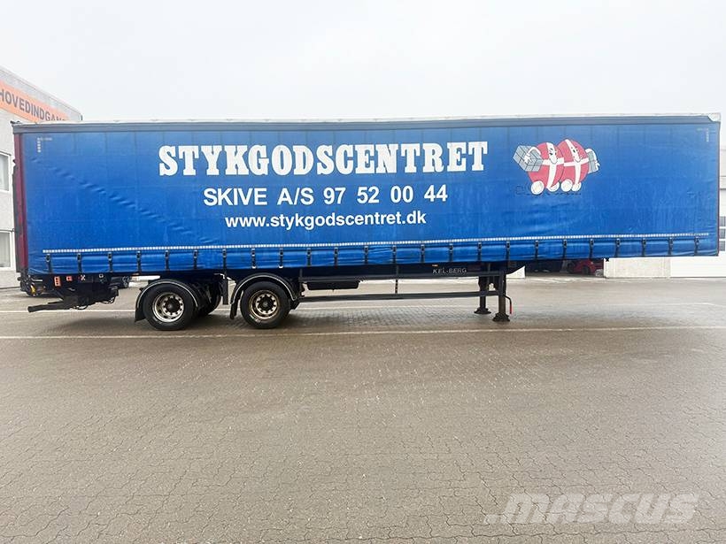 Kel-Berg 2 axle Curtainsider / Planenauflieger Poluprikolice sa ciradom
