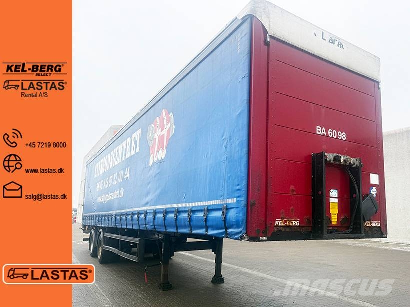 Kel-Berg 2 axle Curtainsider / Planenauflieger Poluprikolice sa ciradom