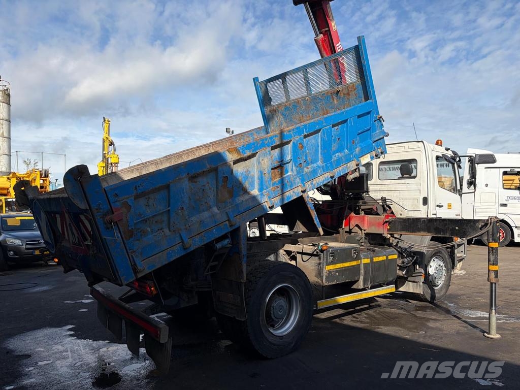 Mercedes-Benz Axor 1829 HMF 1563-K3 Crane + Remote Joystick - Ki Gru per tutti i terreni
