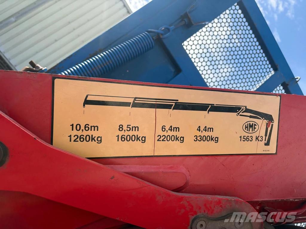Mercedes-Benz Axor 1829 HMF 1563-K3 Crane + Remote Joystick - Ki Gru per tutti i terreni