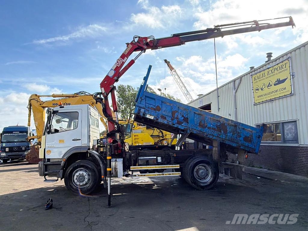 Mercedes-Benz Axor 1829 HMF 1563-K3 Crane + Remote Joystick - Ki Gru per tutti i terreni