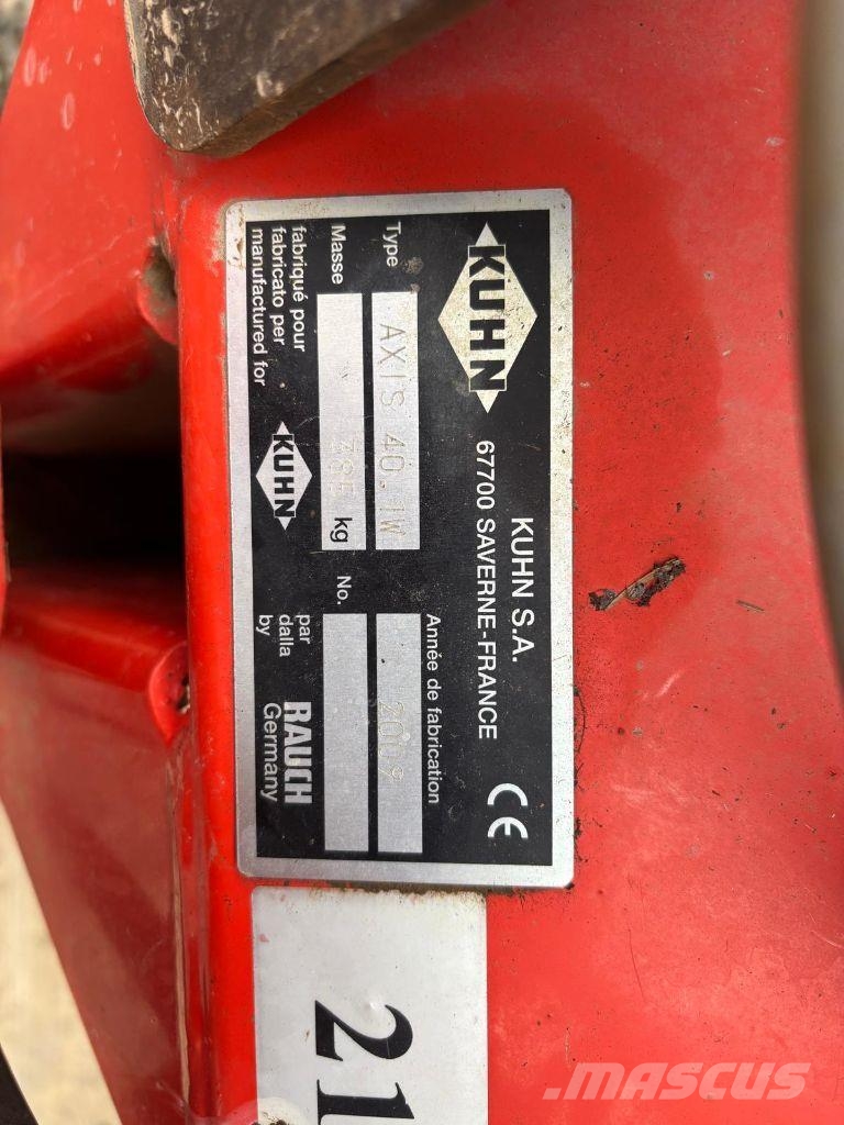 Kuhn Axis 40.1 W Pulvérisateur d'engrais liquide