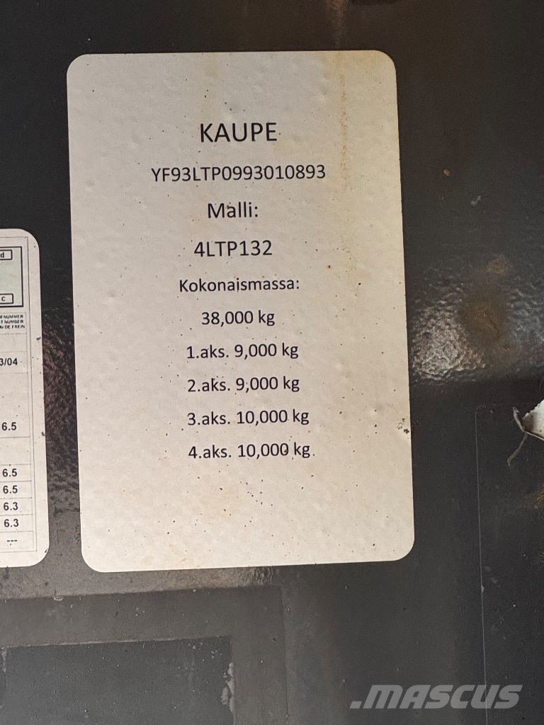 Kaupe 4-akselinen Kapelli tpv. Tents