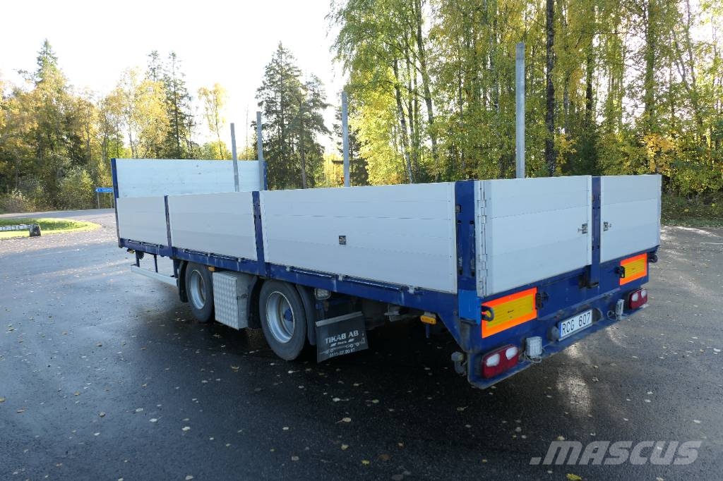 Obermaier Flak-kärra Os2-L2102l Platformas/izkraušana no sāniem