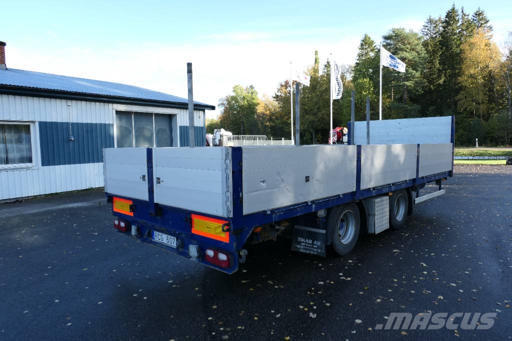 Obermaier Flak-kärra Os2-L2102l Platformas/izkraušana no sāniem
