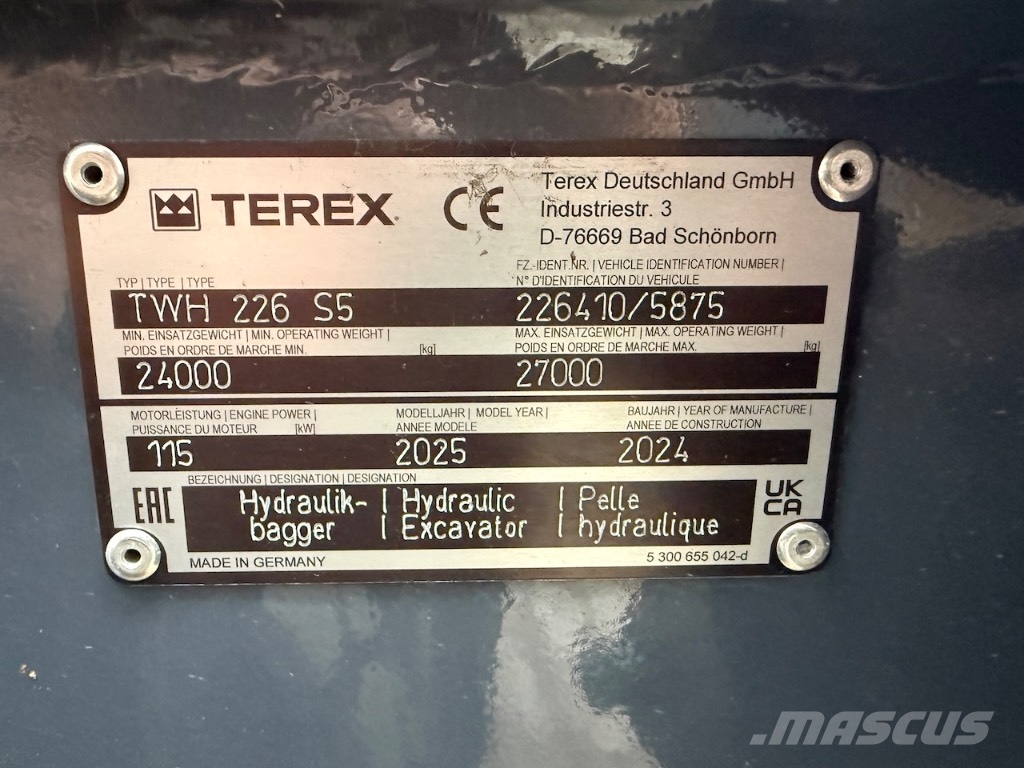 Terex Ecotec TWH 226 - Fuchs MHL 335 F - Fuchs 331 F - 340 F Industriālie iekrāvēji