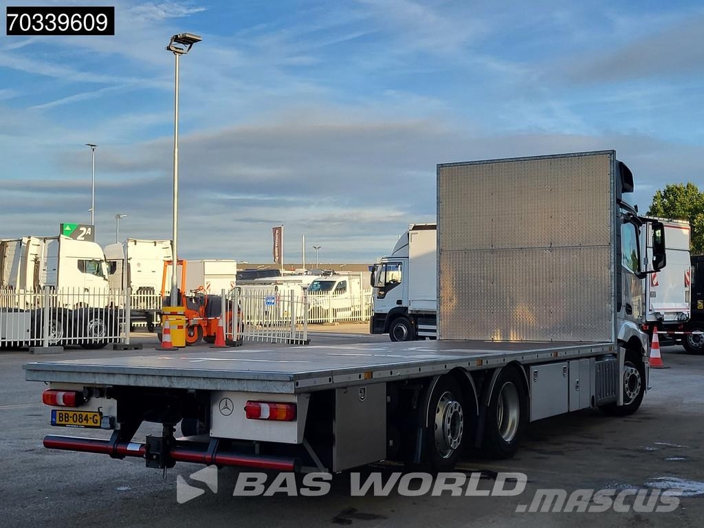 Mercedes-Benz Actros 2543 Actros 6X2 NL-Truck APK 753cm open pla Platte bakwagens