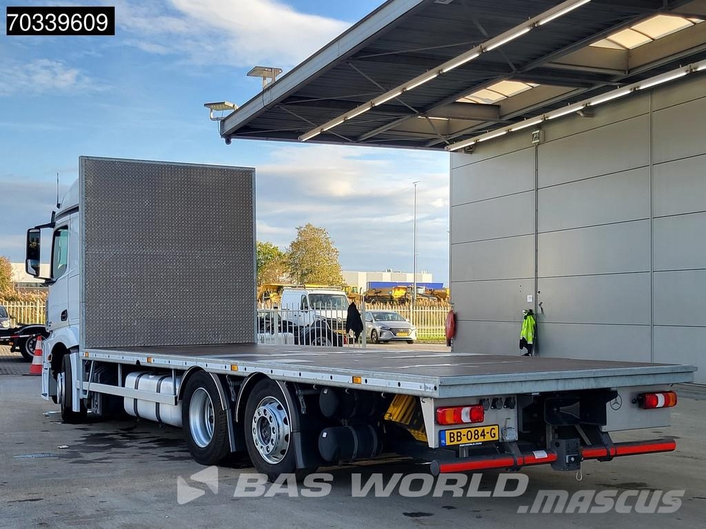 Mercedes-Benz Actros 2543 Actros 6X2 NL-Truck APK 753cm open pla Platte bakwagens