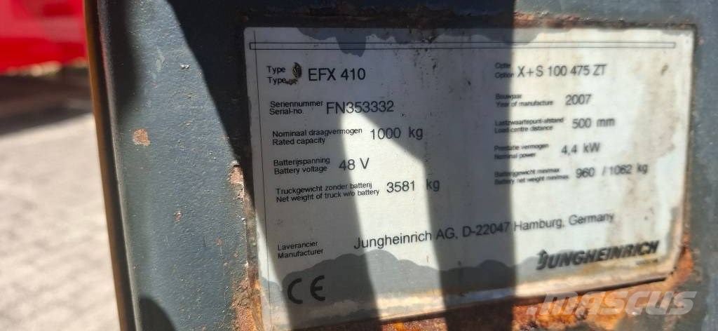 Jungheinrich EFX 410 Laotehnika - muud