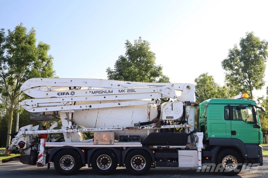 MAN TGS 35.500 | 8X4 | CIFA MK28 | LOW KM | EURO 6 混凝土車