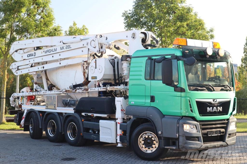 MAN TGS 35.500 | 8X4 | CIFA MK28 | LOW KM | EURO 6 混凝土車