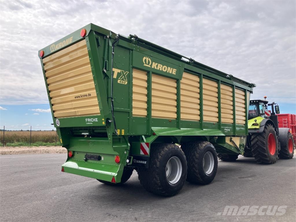 Krone TX 460 m. Laderaumabdeckung Käsittely- ja sijoittelulaitteet