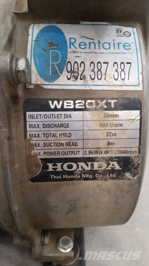 Honda WB 20 XT Muut koneet