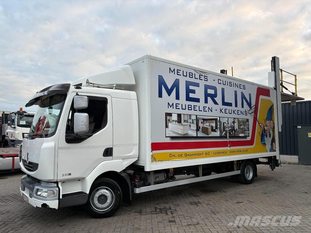 Renault Midlum 220 DXI + MOVE LIFT 1500kg + MANUAL + EURO Box body trucks