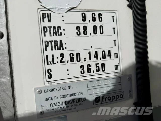 Frappa Carrier Vector 1550/3 x Achsen SAF/Liftachse Напівпричепи-рефрижератори