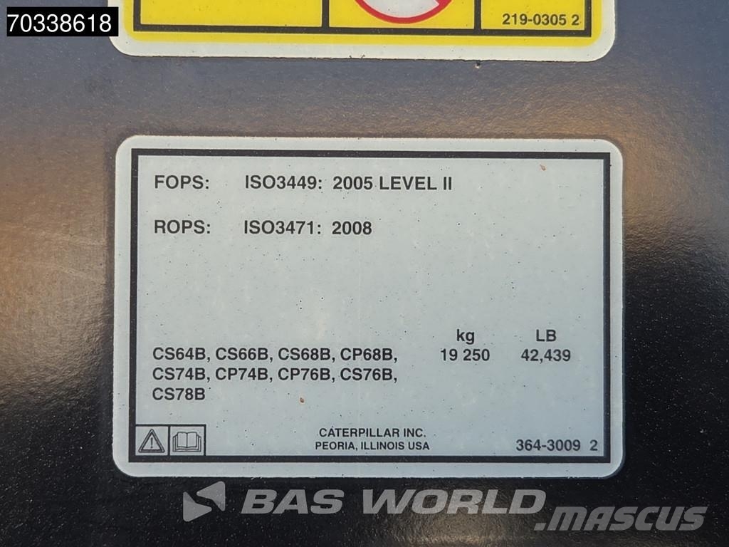 CAT CS66 B A/C Vienvalča grunts veltņi