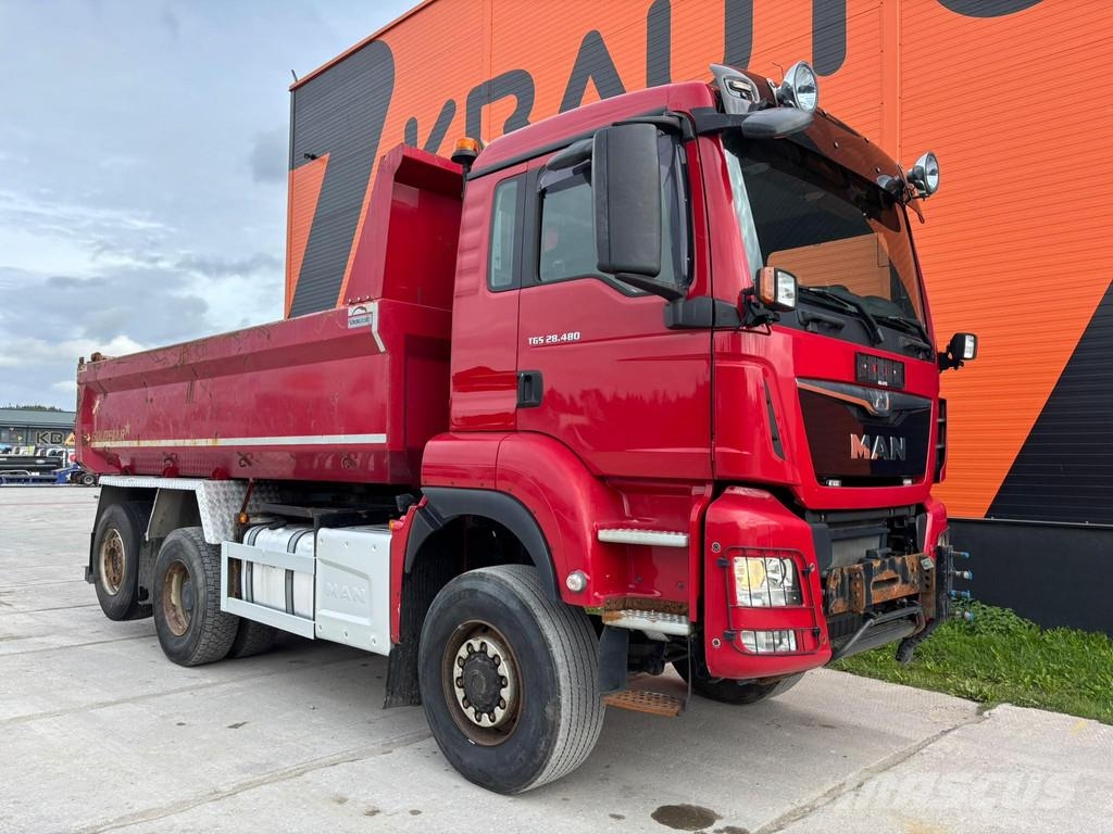 MAN TGS 28.480 6x4*4 BOX L=5076 mm شاحنات قلابة