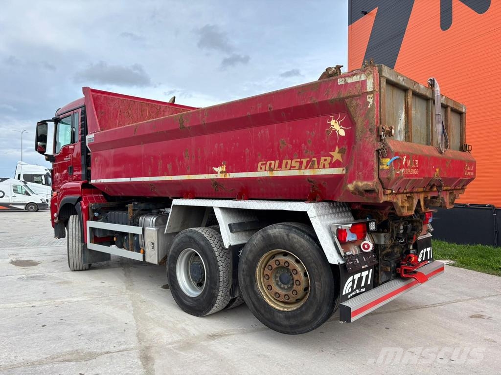 MAN TGS 28.480 6x4*4 BOX L=5076 mm شاحنات قلابة