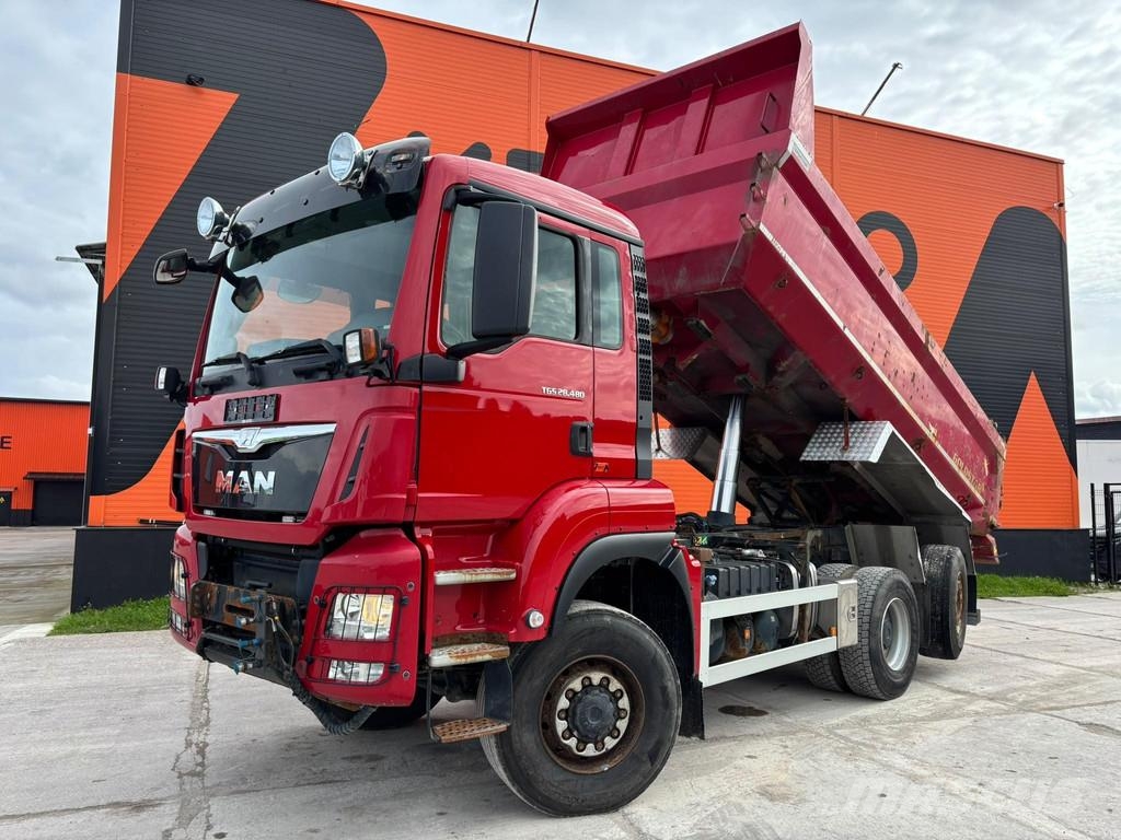 MAN TGS 28.480 6x4*4 BOX L=5076 mm شاحنات قلابة