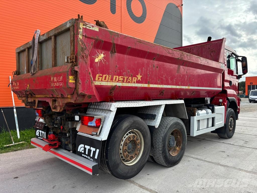 MAN TGS 28.480 6x4*4 BOX L=5076 mm شاحنات قلابة