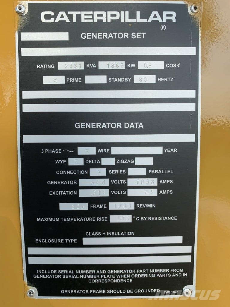CAT SR4B Other Generators