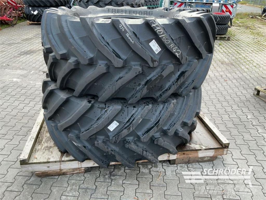Trelleborg VF 600/60 R30 + VF 710/60 R42 Gume, točkovi i felne