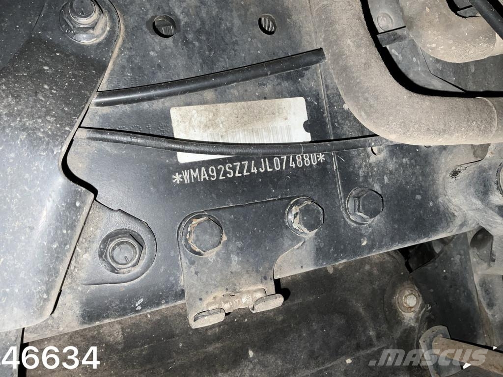 MAN TGS 35.460 8x4 Euro 6 HMF 26 Tonmeter laadkraan Самоскиди