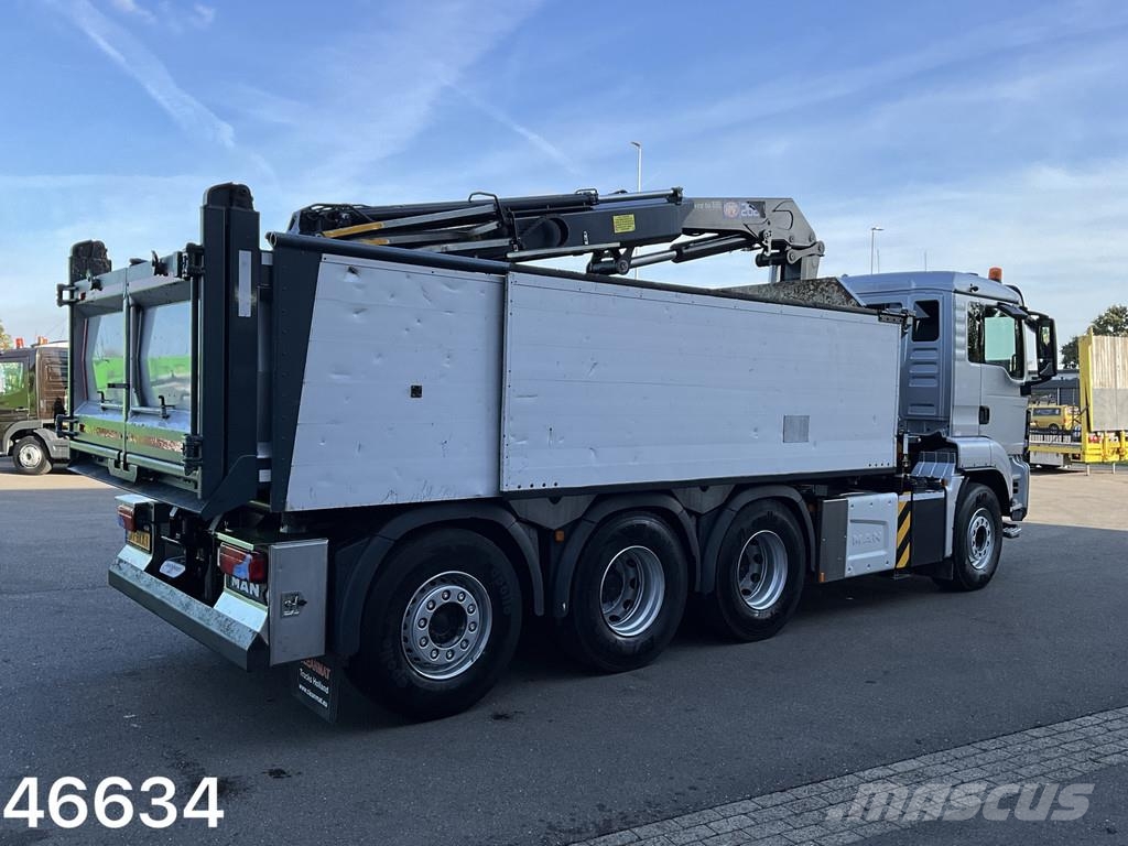 MAN TGS 35.460 8x4 Euro 6 HMF 26 Tonmeter laadkraan Camion ribaltabili