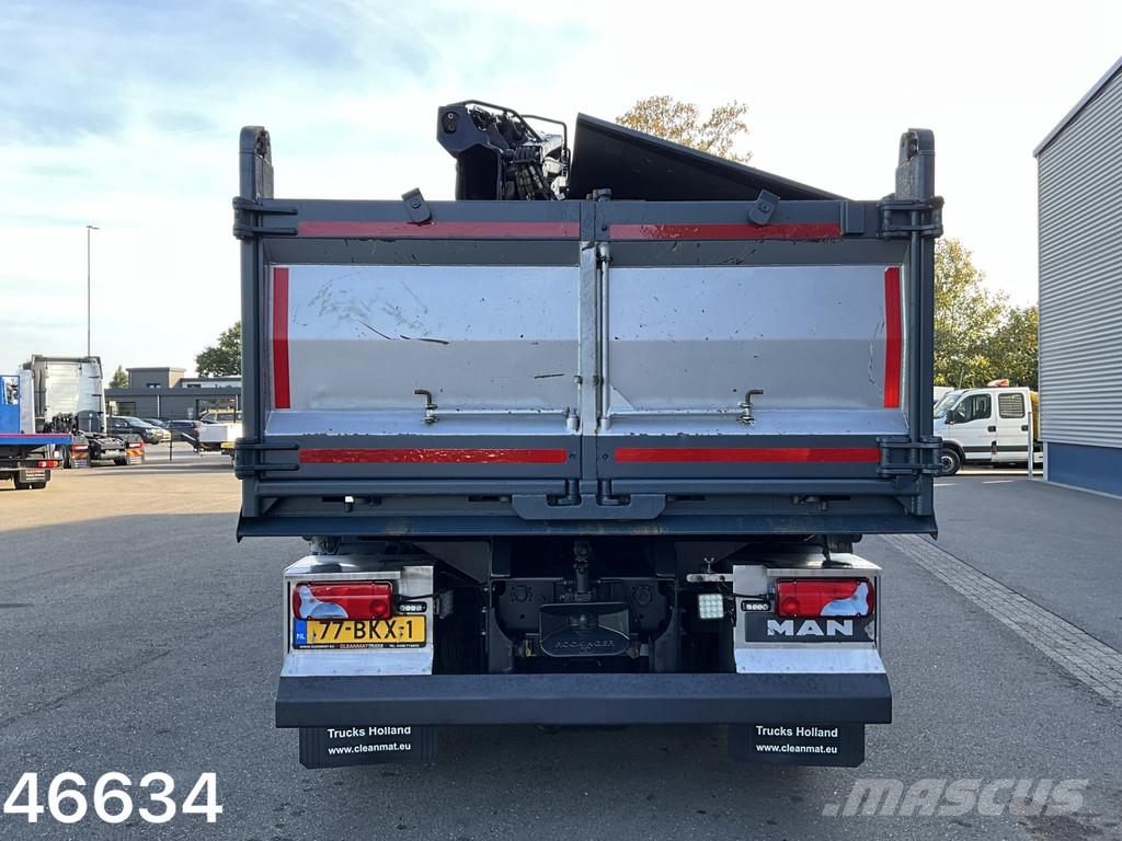 MAN TGS 35.460 8x4 Euro 6 HMF 26 Tonmeter laadkraan Camion ribaltabili