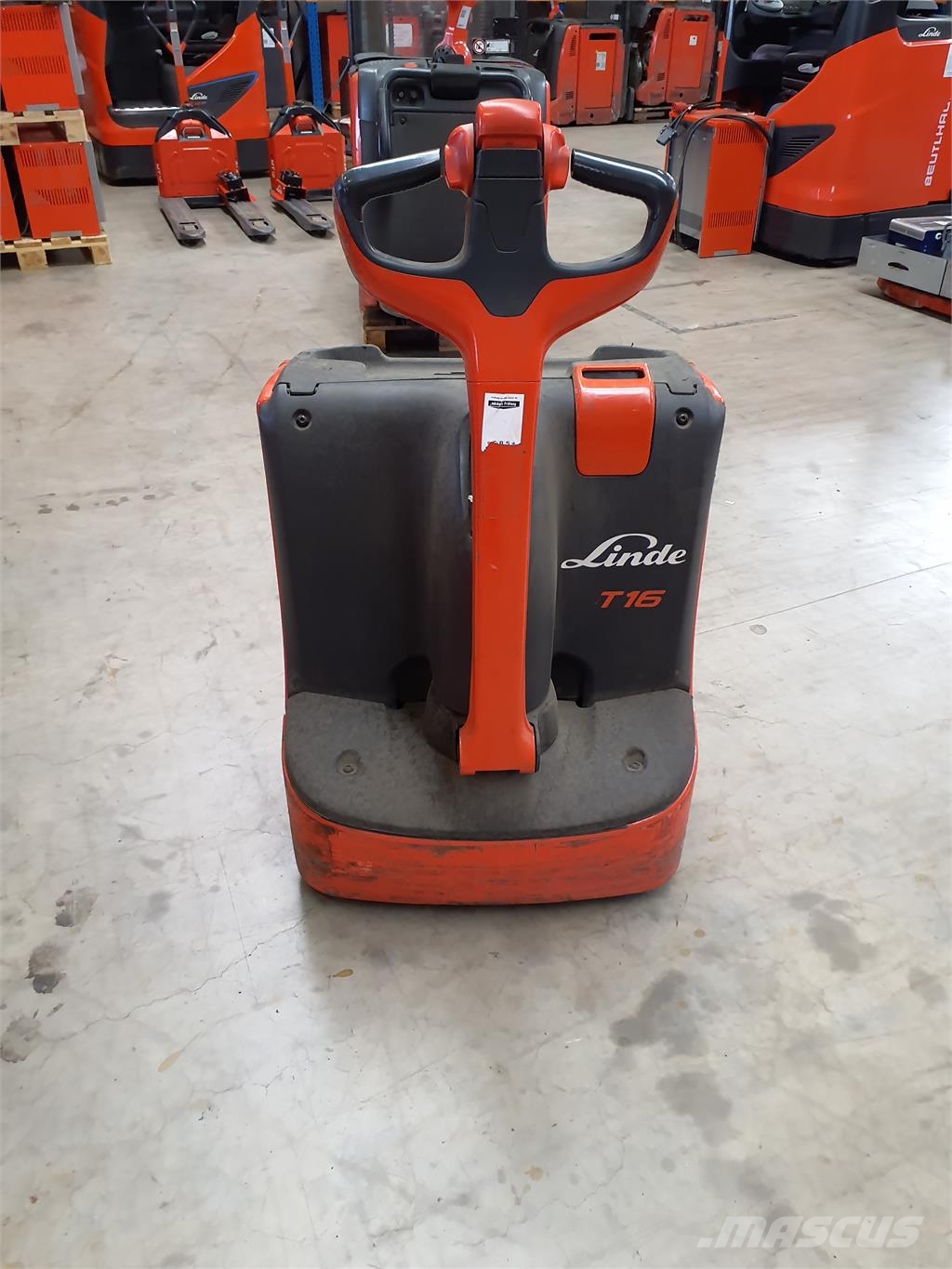 Linde T16 Παλετοφόρα πεζού χειριστή με ιστό