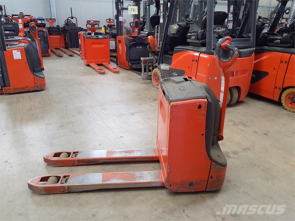 Linde T16 Παλετοφόρα πεζού χειριστή με ιστό