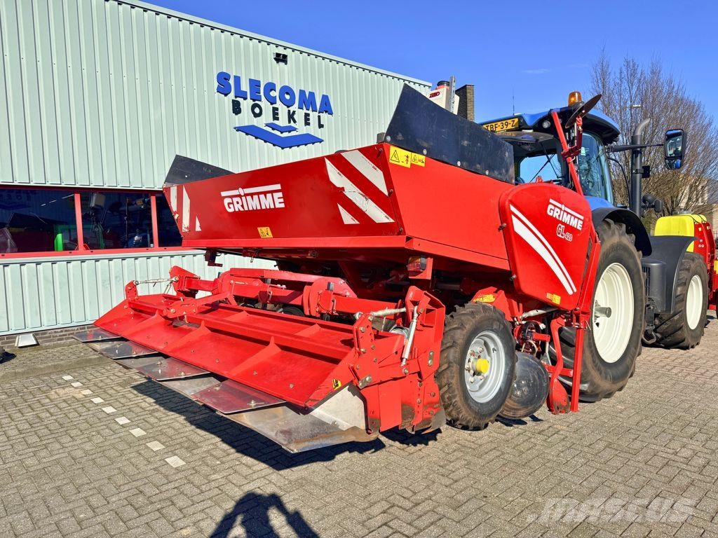 Grimme GL420 Pootmachine + RT300 Frontfrees Plantadores