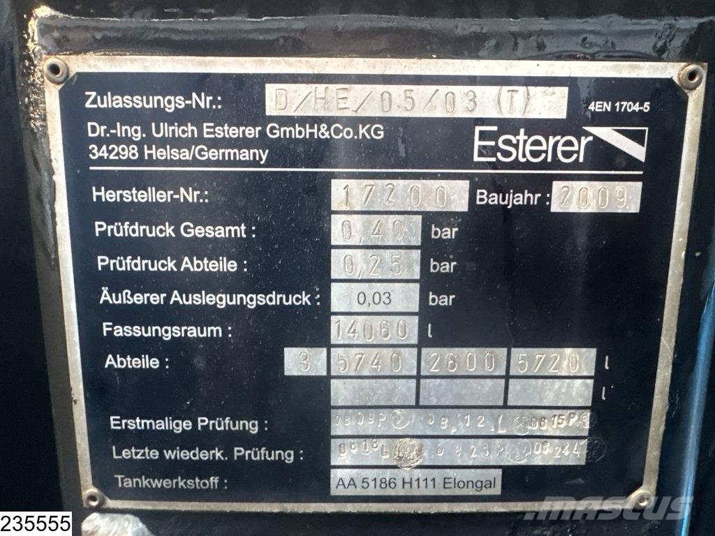 MAN TGM 18 250 EURO 5, ADR, 14.060 L, 3 Comp Kamioni cisterne