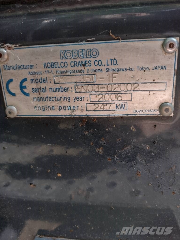 Kobelco cke1350-1F 履帶式起重機