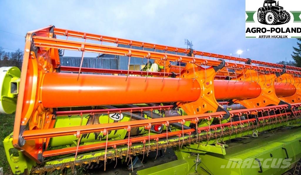 CLAAS VARIO 750 (NOWY MODEL)- 2013 ROK + WÓZEK + KOSY 联合收割机头